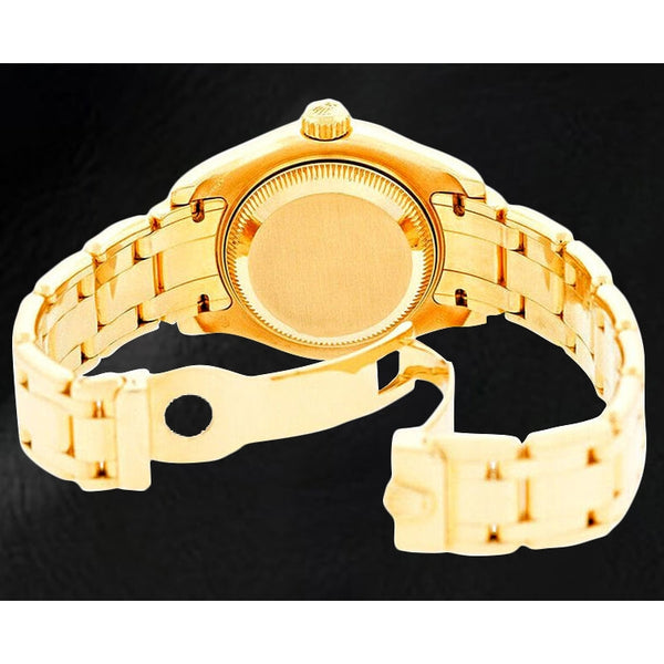 Rolex Pearlmaster 18K Yellow Gold Ladies Watch