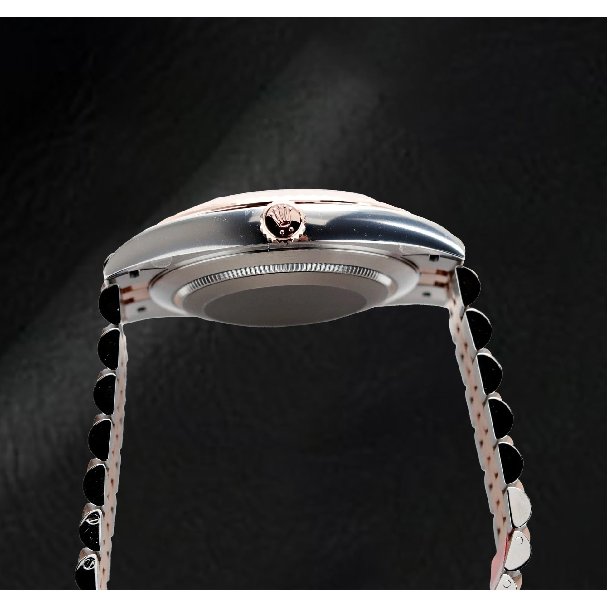 natural diamond watch close up detail