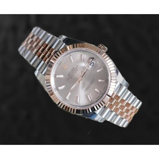 natural diamond watch front view