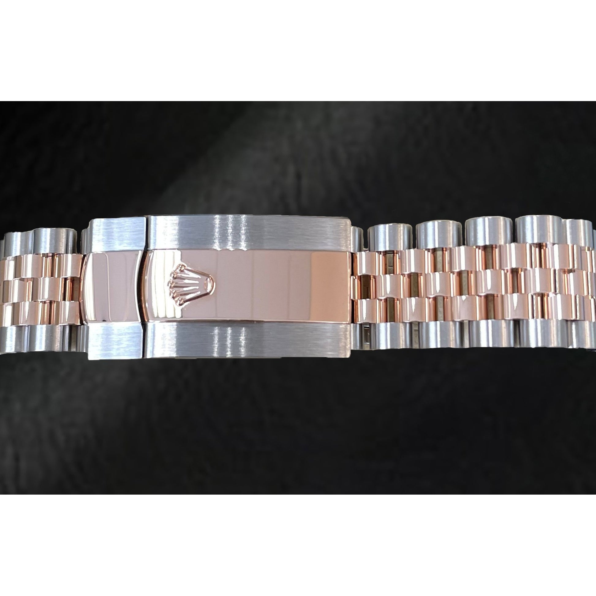 natural round diamond watch close up detail