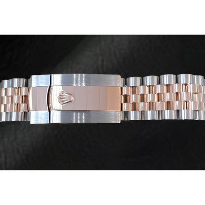 natural round diamond watch close up detail
