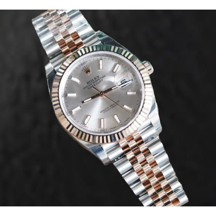 natural diamond watch side angle