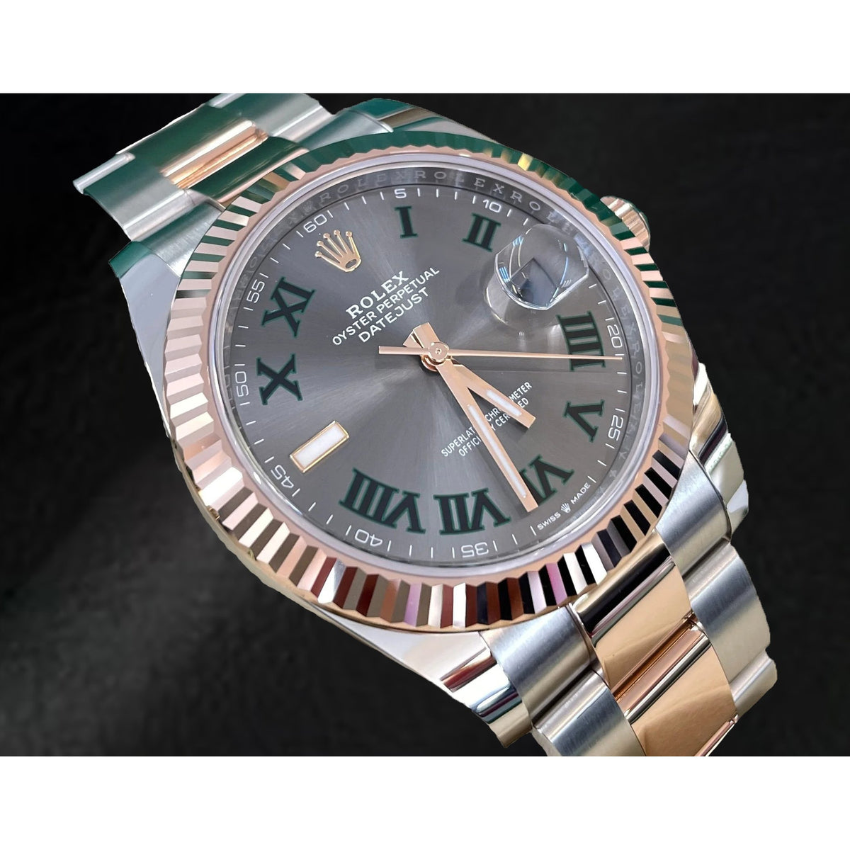 natural diamond watch close up detail