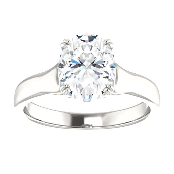 Solitaire Ring Solitaire Ring 3.50 Carats White Gold