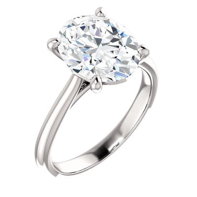Solitaire Marquise  Sparkling Unique Solitaire White Gold Diamond Ring  