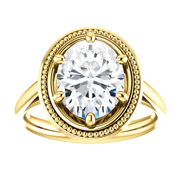 Yellow Gold Lady’s Solitaire White Gold 