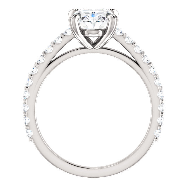 Solitaire Ring with Accents