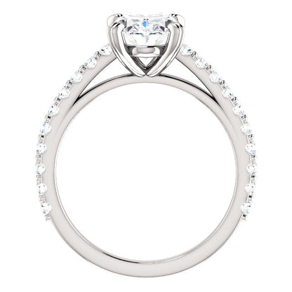 Solitaire Ring with Accents