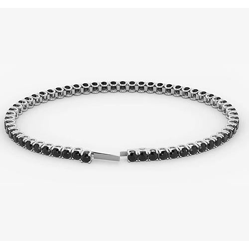 Black Diamond Tennis Bracelet