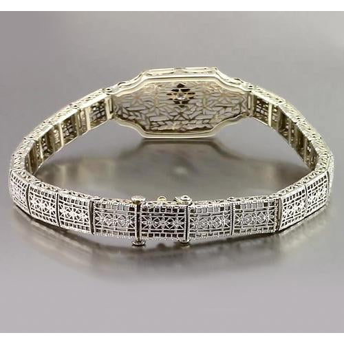 Tennis Bracelet Diamond Bracelet 0.30 Carats White Gold 14K Jewelry New