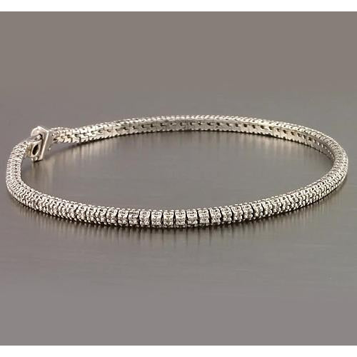 Tennis Bracelet Diamond Tennis Bracelet Prong Set 3.50 Carats Jewelry New