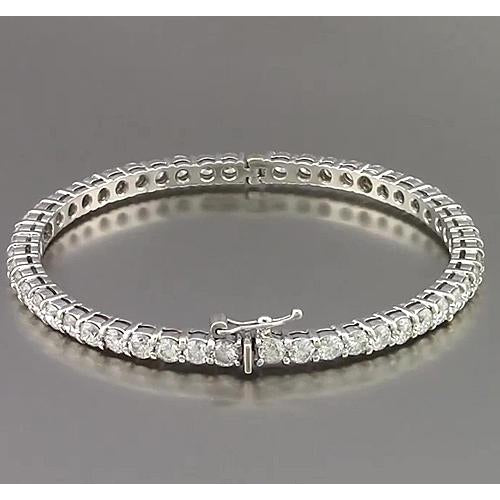 Bangle Round Diamond Bangle 5 Carats Women Jewelry