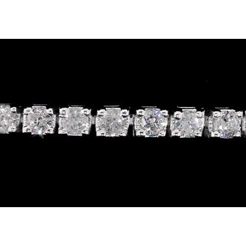 Tennis Bracelet Tennis Bracelet Diamond 8 Carats Prong Women White Gold Jewelry 14K