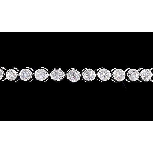 Tennis Bracelet Diamond Tennis Bracelet 6 Carats Bezel Set Jewelry F Vs1