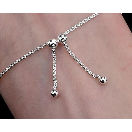 Tennis Bracelet Women Diamond Bracelet 2 Carat Heart Shape Jewelry New