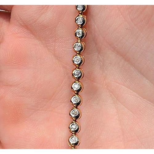 Tennis Bracelet Women Diamond Tennis Bracelet 4 Carats Round Jewelry New