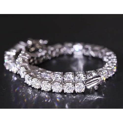 Tennis Bracelet Diamond Tennis Bracelet 16.20 Carats Women White Gold F Vs1 Jewelry