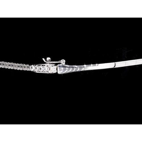 Tennis Bracelet Ladies Diamond Bracelet 5 Carats F Vs1 White Gold Jewelry