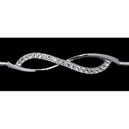 Bangle Diamond Bangle 3 Carats White Gold Jewelry 14K