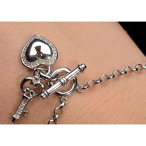 Buy Love Gifts for Couples Lock and Key Bracelet Pendant With Chain Best  Gift for Girlfriend and Boyfriend Best Valentines Gifts Couple Jewelry.  Online in India - Etsy