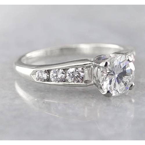 Sparkling Unique Lady’s Engagement White Gold  Engagement Ring Engagement Ring