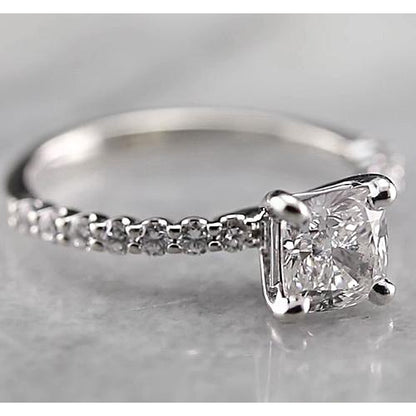 New Elegant Style  White Elegant Gold Diamond Solitaire 