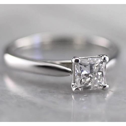 Solitaire Ring Princess Solitaire Ring