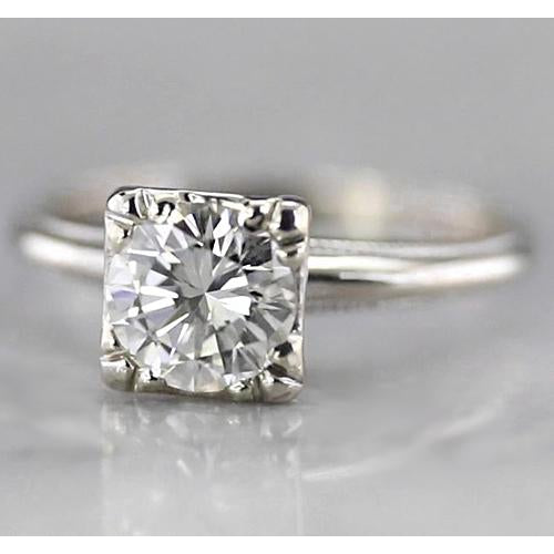 Solitaire Ring Solitaire Round Diamond Engagement Ring