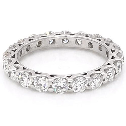 Eternity Band Diamond Eternity Wedding Band 3 Carats U Scallop Set Women Jewelry