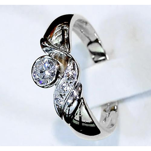 Engagement Ring Engagement Ring 1.15 Carats Round Diamond Women Jewelry