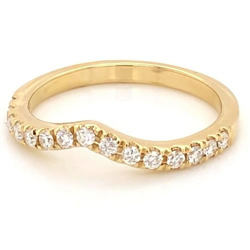 Half Eternity Band Diamond Wedding Band 1 Carat Prong Setting Women Fine Jewelry