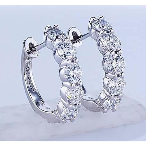 Hoop Earrings Diamond Hoops Earring