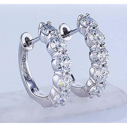 Hoop Earrings Diamond Hoops Earring