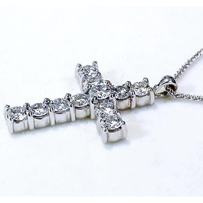Pendant Diamond Cross Pendant 3 Carats