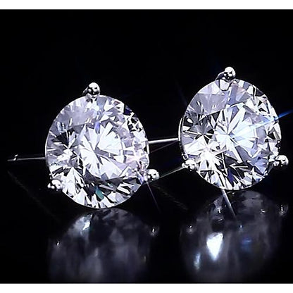 New Style Three Prong  Round Diamond Jewelry 