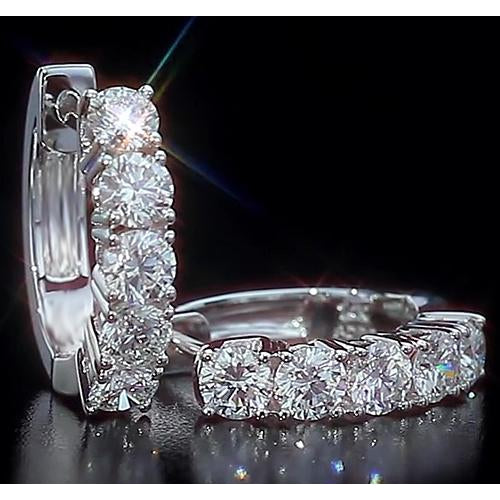 Half bazel fancy Engagement White Gold