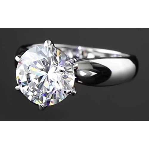  Engagement White Gold Diamond Solitaire Ring 