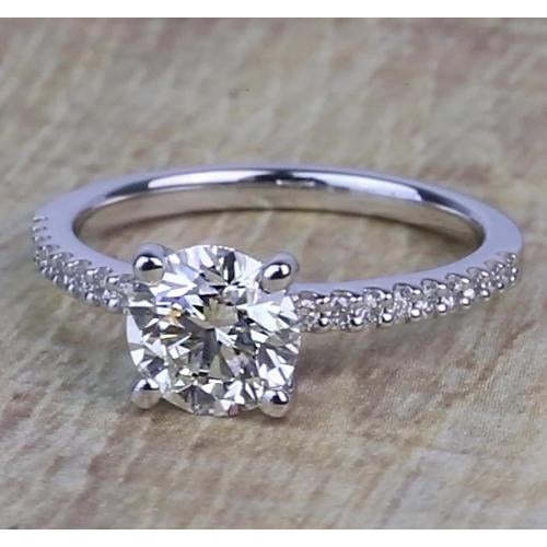 New Style Fancy Solitaire Ring with Accents