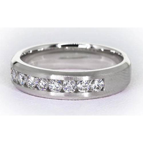 Mens Ring Channel Set Band Diamond Jewelry