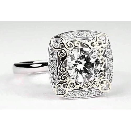 Round Diamond Anniversary Ring