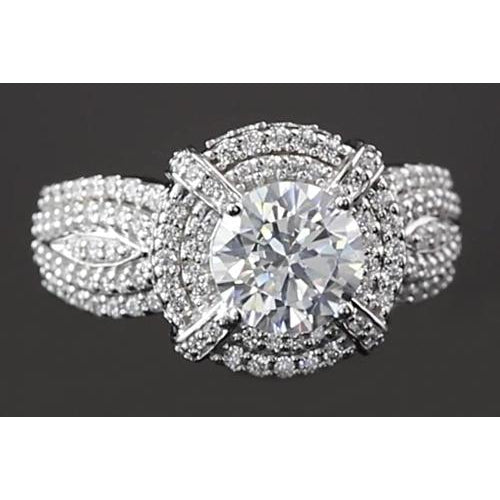 Antique Style Diamond Anniversary Ring