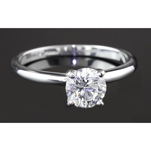 Marque Cut High Quality Sparkling Unique Solitaire White Gold Diamond Ring 