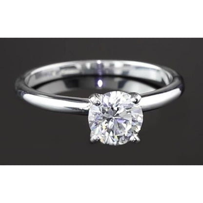 Marque Cut High Quality Sparkling Unique Solitaire White Gold Diamond Ring 