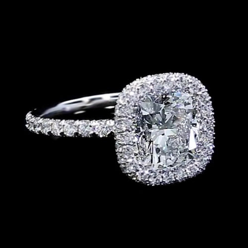  Halo Diamond Engagement Ring