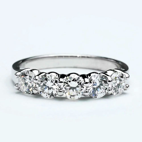 5 Stone Diamond Band