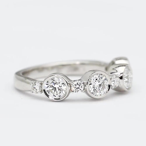  Diamond Anniversary Wedding Band