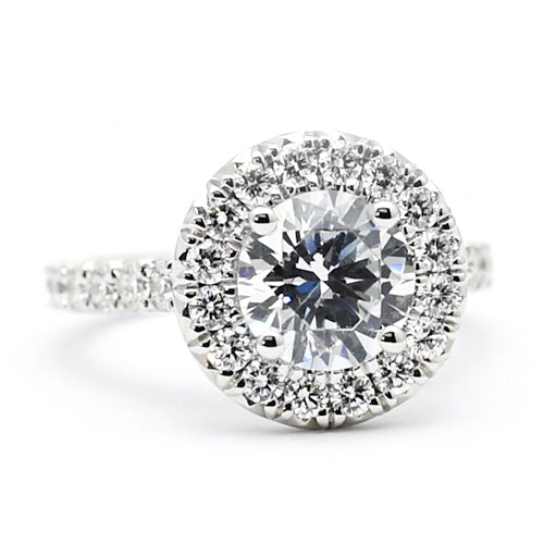 Round Diamond Ring Halo