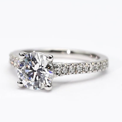  Round Halo Diamond Ring