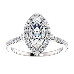 Natural  Marquise Diamond Ring