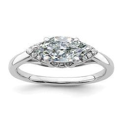 Marquise Old Mine Cut Real Natural Earth Mined Diamond Engagement Ring Jewelry 6.50 Carats